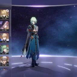 (UE,TL70,Menino) 21 Perna personagem + Arma de 9 pernas: A Herta (E2),Jiaoqiu(E1)(Arma de assinatura),Firefly(E2)(Assinatura),Seele(E1)(Assinatura),"todos 4 personagens estelares" 0